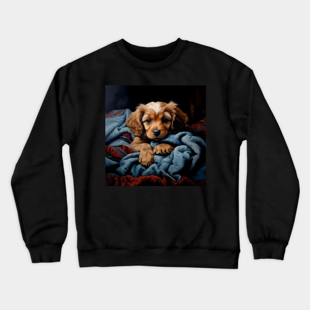 Cute spaniel puppy Crewneck Sweatshirt by Geminiartstudio